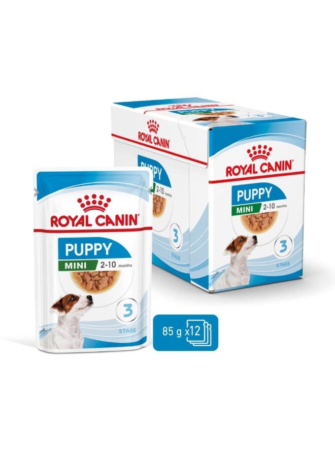 رويال كانين طعام جاف للجراء الصغيرة من سايز هيلث نيوتريشن (أكياس) 12 × 85 غرام - Image 3